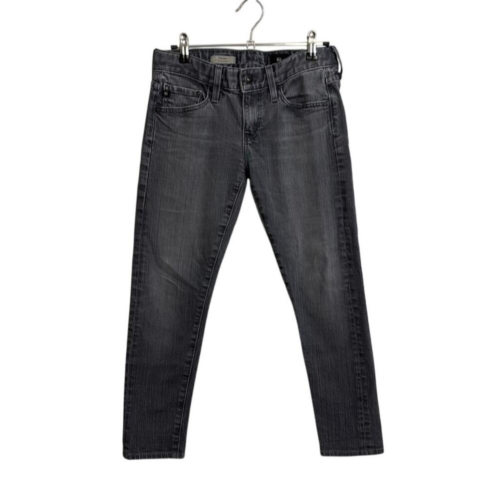 AG Adriano Goldschmied Jeans Womens 23R Gray The Nikki Relaxed Skinny Stretch
